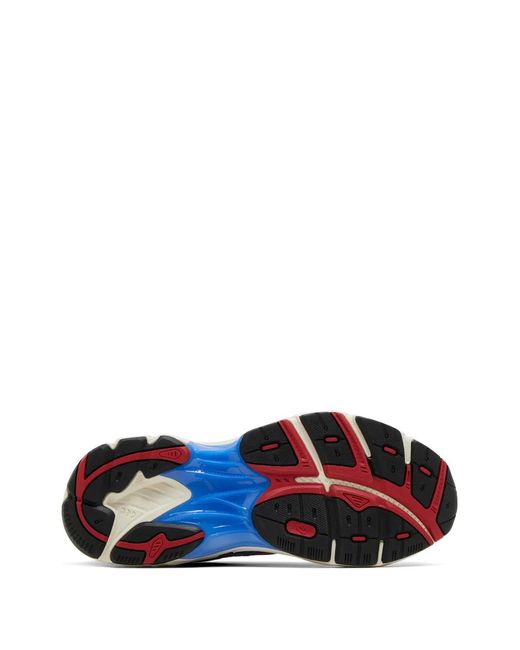 Asics Blue Lace-Up Sneakers for men