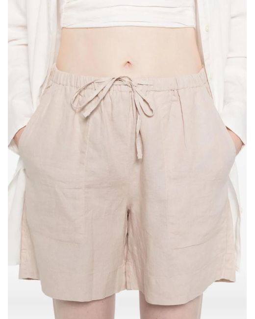 Marc O' Polo Natural Shorts aus Leinen mit Kordelzug