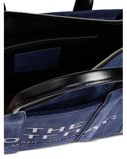 Marc Jacobs Blue Medium Suede Tote Bag