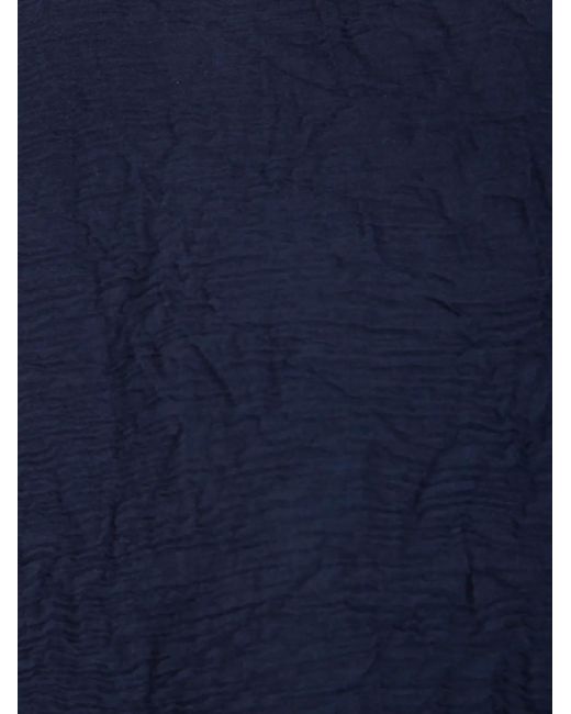 Daniela Gregis Blue Crinkled Top