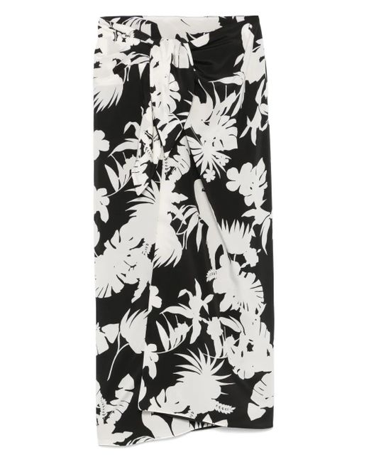 Max Mara White Lauto Maxirock