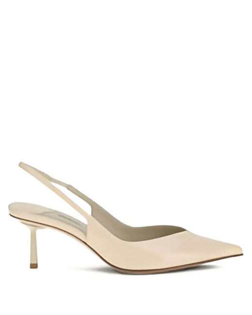 Le Silla White 60Mm Vivienne Slingback Pumps