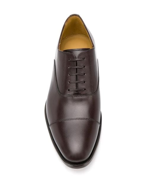 Scarosso Brown Giove Marrone Oxford Shoes for men