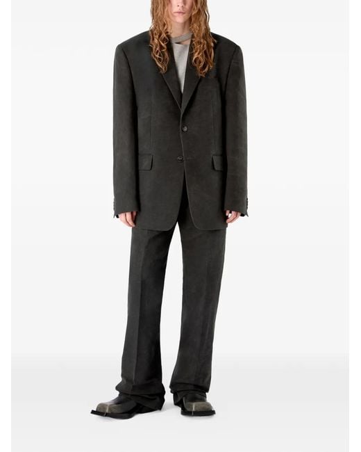 CAMPERLAB Black Blazer À Lien De Resserrage À La Taille