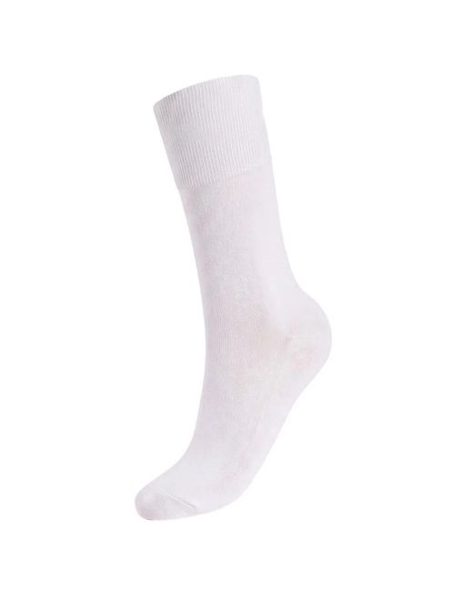 Wolford White Knitted-Cuff Socks