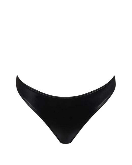 Maison Close Gray Splash Thong Bikini Bottoms