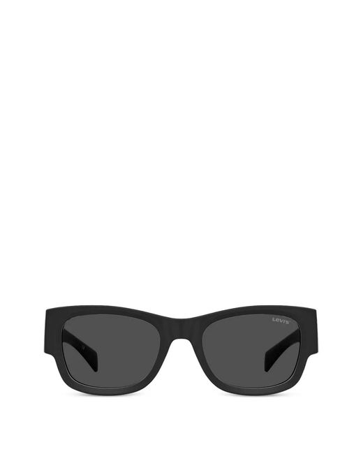 Levi's Black Rectangle-Frame Sunglasses