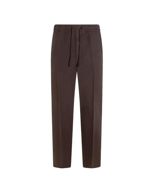 Altea Brown Drawstring Trousers for men