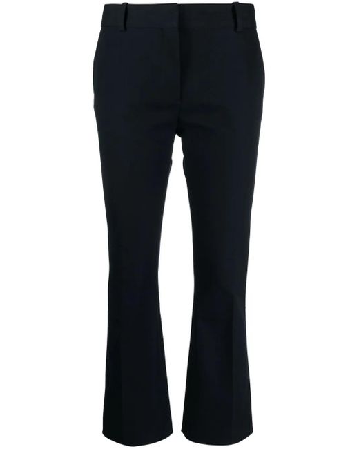 FRAME Blue Le Crop Mini Boot Bootcut Trousers