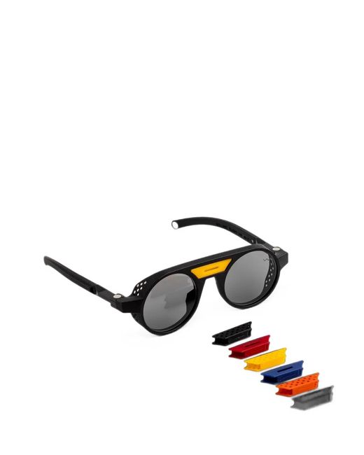 VAVA Eyewear Black Round-Frame Rl0001 Sunglasses
