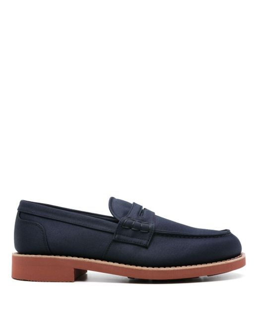 Church's Blue Pembrey Twill Loafers for men