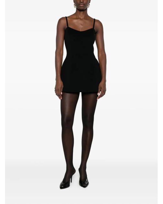 Rohe Black Double-Face Bustier Top