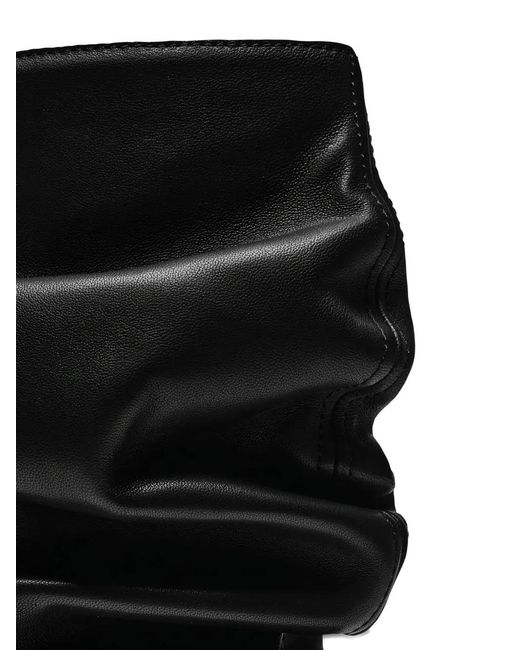 Balmain Black No-Wedge Ankle Boots