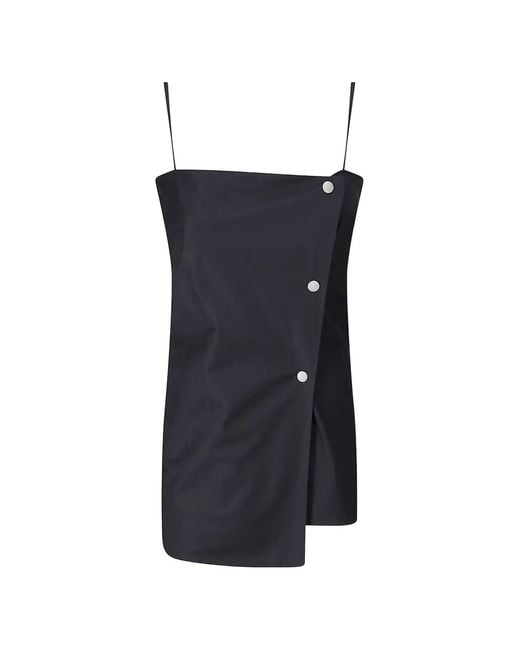 Thelatest Blue Dalla Press-Stud Top