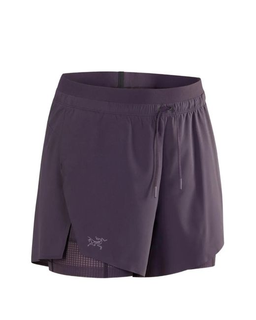 Arc'teryx Purple Norvan 2-In-1 Shorts
