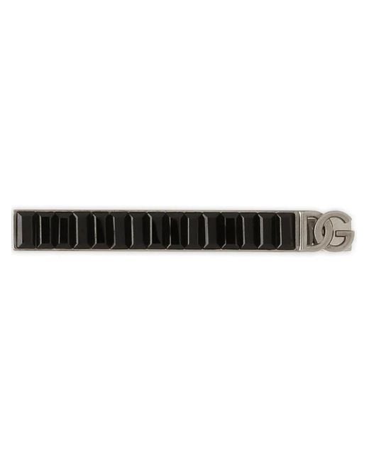 Dolce & Gabbana Black Metal Tie Clip for men