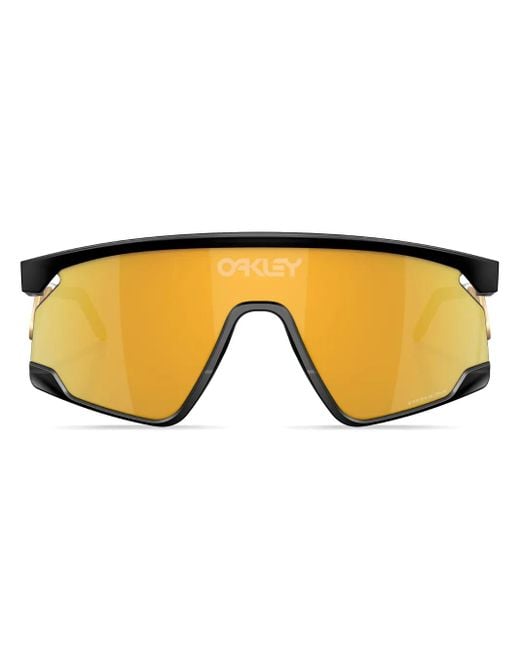 Oakley Yellow Bxtr Oversize-Frame Sunglasses