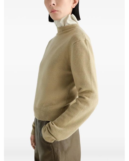 Lemaire Natural Reversible Buttoned Sweater