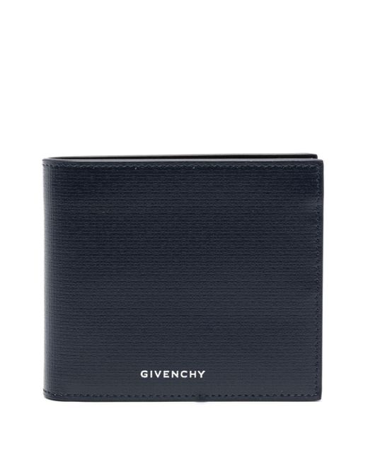 Givenchy Blue 4g Classic Bi-fold Wallet for men