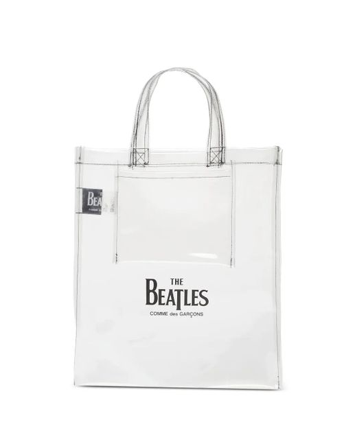 Comme des Garçons White X The Beatles Shopper