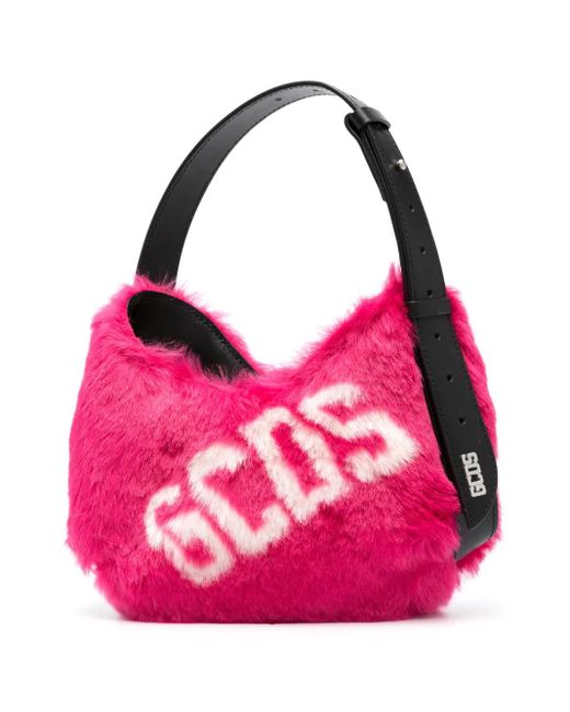 Gcds Comma エコファーショルダーバッグ S Pink