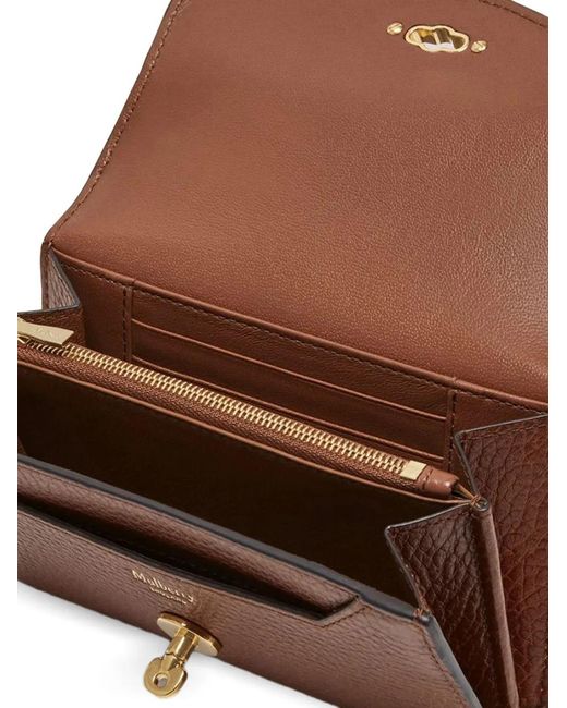Mulberry Brown Medium Darley Wallet
