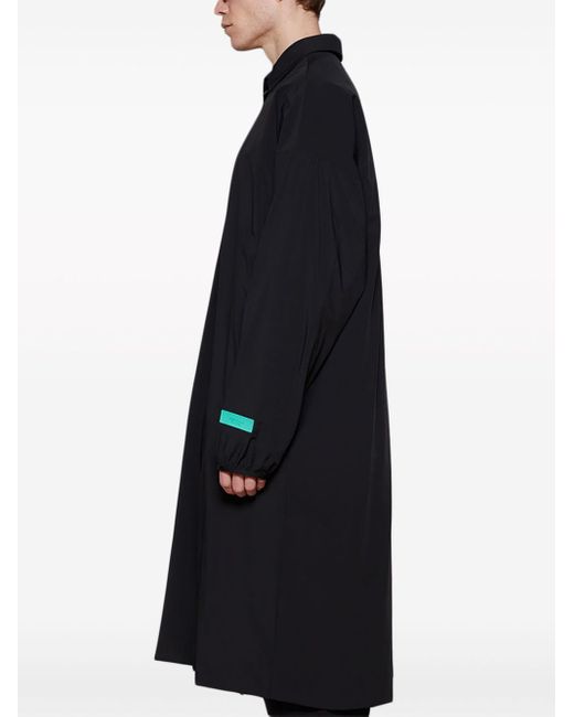 Fear Of God Black Logo-appliqué Zip-up Coat for men
