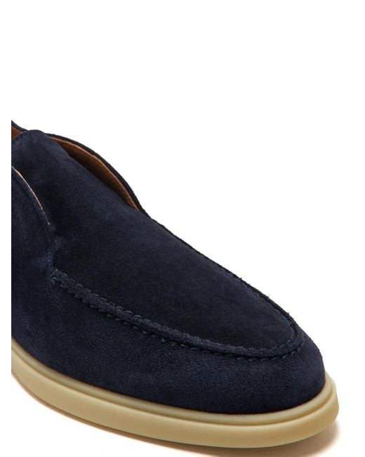Magnanni Shoes Blue Sophie Mid Loafers