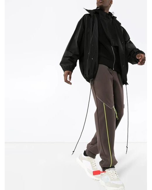 Adererror Gray Grey Drawstring Track Pants for men