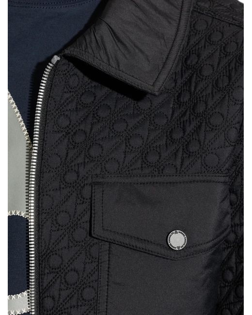 Moose Knuckles Blue Quilted Pocket Jacket for men