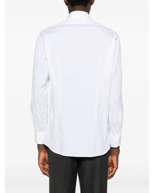 Camicia di Sand in White da Uomo