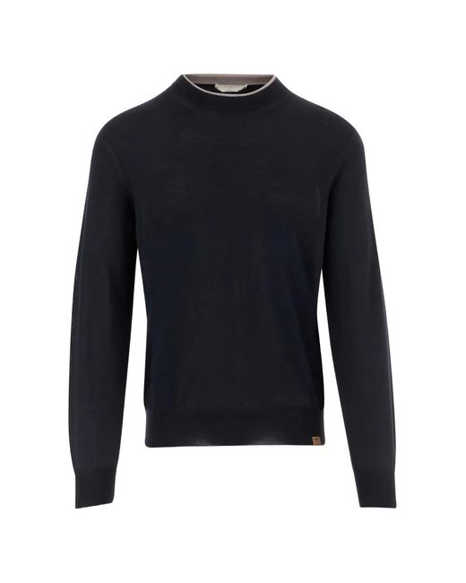 Jacob Cohen Blue Crew-Neck Sweater for men