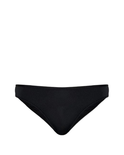 DIESEL Black Shirley-Utlt Logo-Plaque Bikini Bottoms