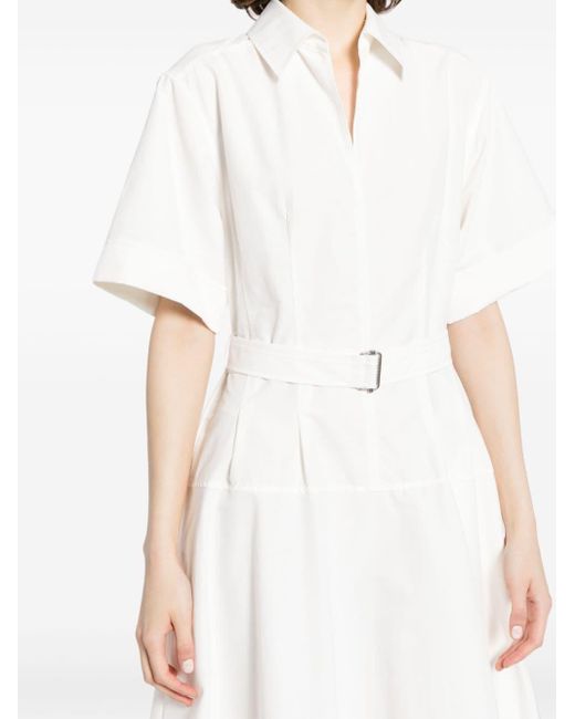 Jonathan Simkhai Deanna Midi-jurk Met Ceintuur in het White