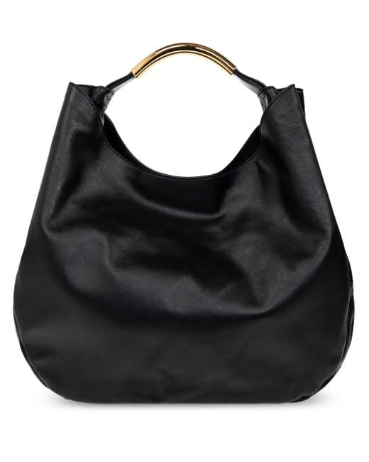 Moschino Black Handle Me Tote Bag