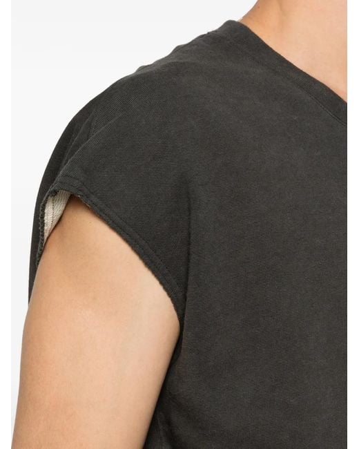 Visvim Black Round-Neck Cotton T-Shirt for men