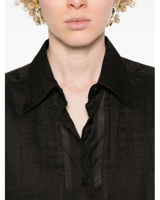 Lorena Antoniazzi ビジュートリム タンクトップ Black