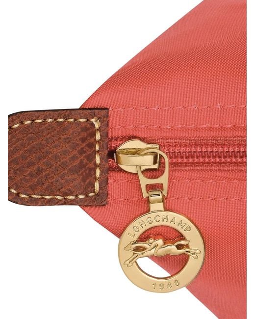 Longchamp Red Medium Le Pliage Tote Bag
