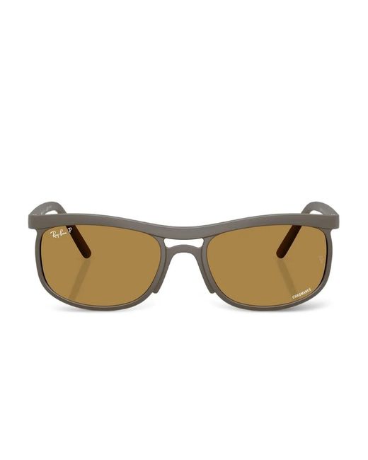 Ray-Ban Natural Rectangle-Frame Sunglasses
