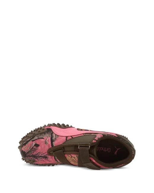 PUMA Brown Mostro Camo Ii Strap Sneakers