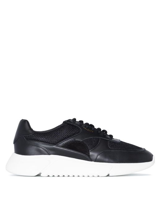 mens black low top trainers