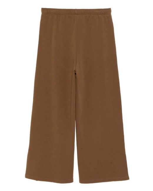 Qasimi Brown Side Strip Track Pants for men