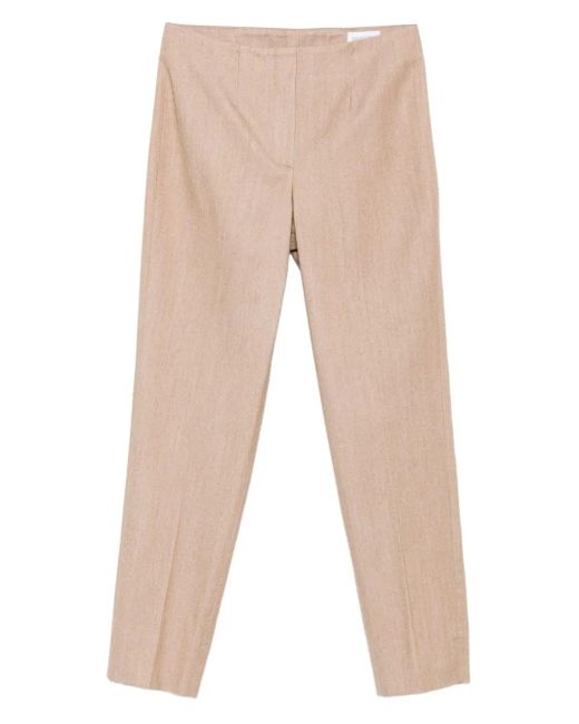 MARGON METAMORFOSI Natural Cropped Trousers