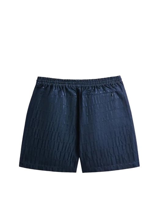 Kith Blue Faille Cedar Shorts for men