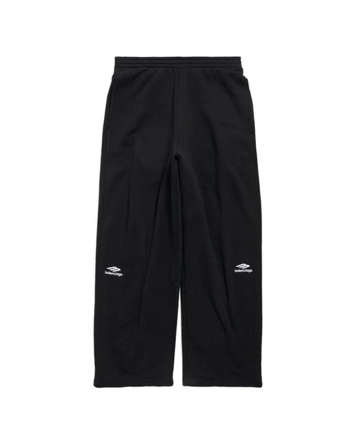 Balenciaga Black 3b Sports Icon Sweatpants for men