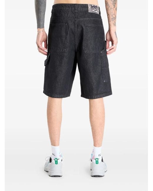 Dime Carpenter Denim Shorts in het Blue voor heren