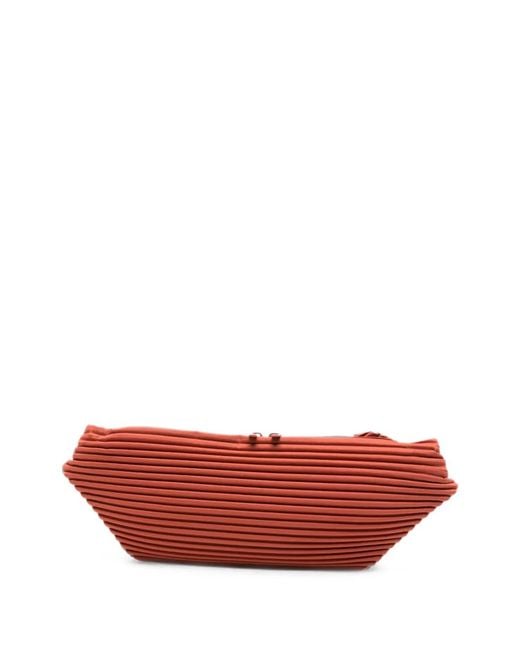 Homme Plissé Issey Miyake Red Pleated Belt Bag for men
