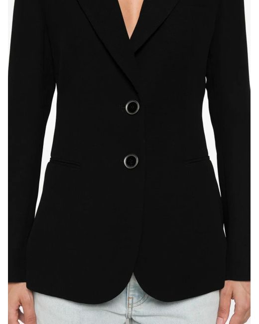 Emporio Armani ノッチドラペル ジャケット Black