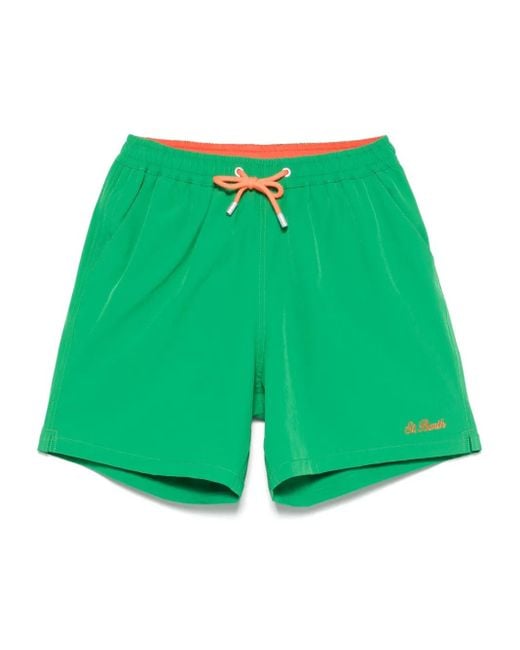 メンズ Mc2 Saint Barth Confort トランクス水着 Green