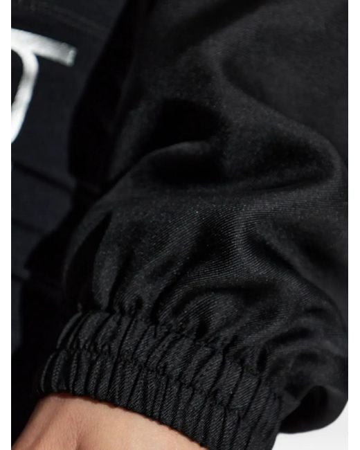 Alexander Wang Black Zip-Up Elasticated-Hem Jacket